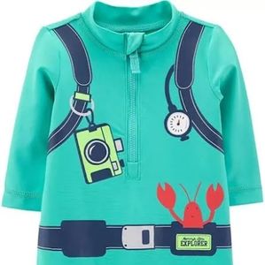 🎉HP🎉Carter's one piece swim suit size 9m 🐬